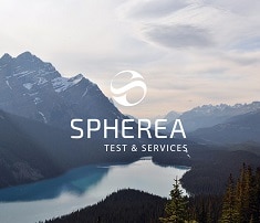 Création Marque & logo Spherea / électronique, sécurité, services aéronautique