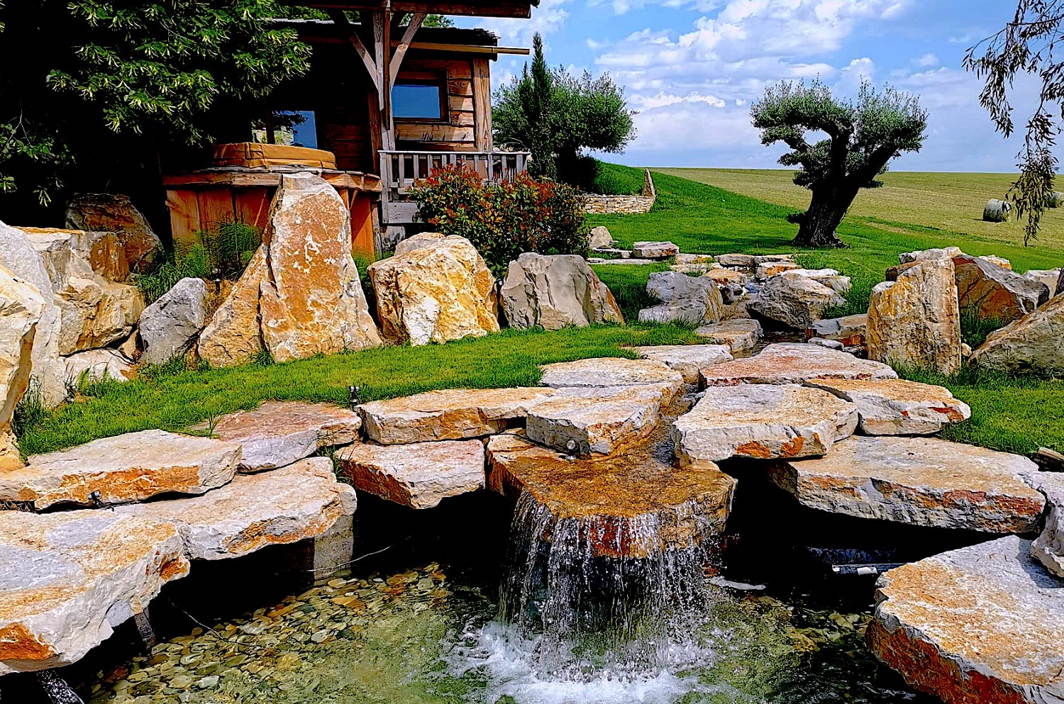 Cabane de luxe avec spa en Occitanie, proche de Toulouse